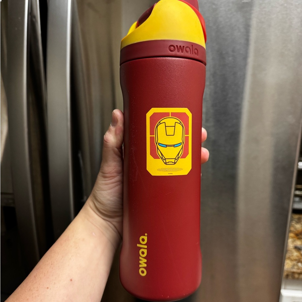 Owala Red and Yellow Water Bottle